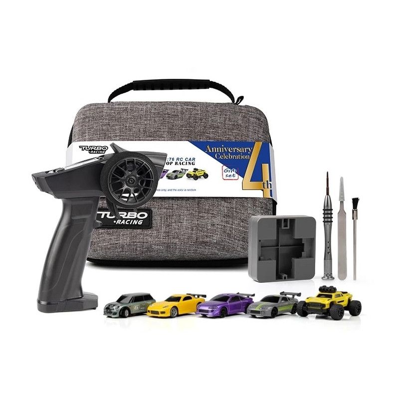 Turbo Racing Coffret 4&egrave;me Anniversaire avec 5 voitures TB-4THSET