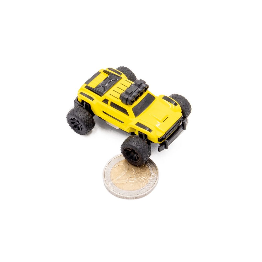 Turbo Racing Micro Monster truck 1/76&egrave;me Jaune RTR- TB-C81-YE