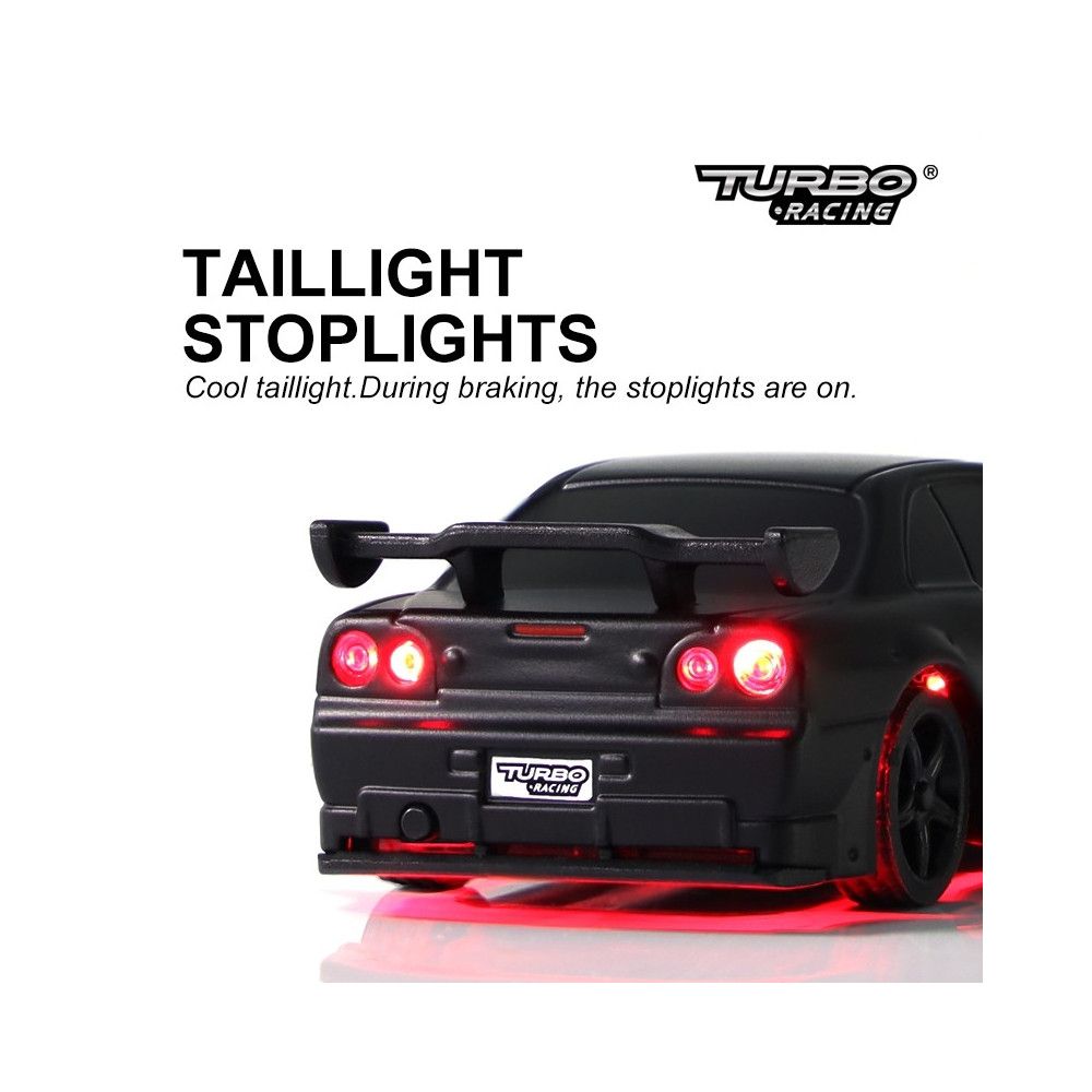 Turbo Racing Micro Sport version Noire 1/76&egrave;me RTR- TB-C74