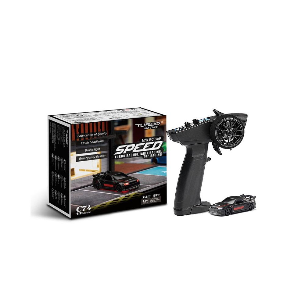 Turbo Racing Micro Sport version Noire 1/76&egrave;me RTR- TB-C74