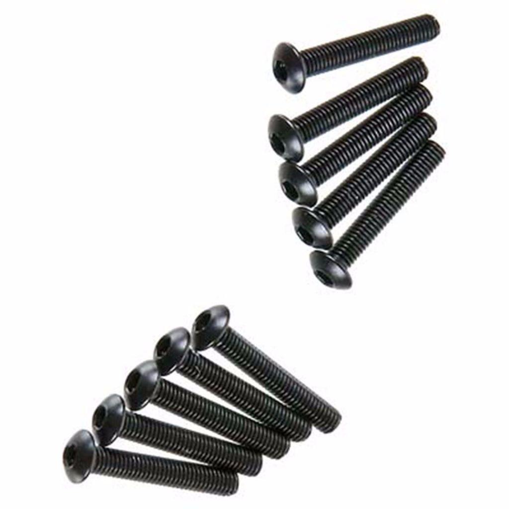 Vis acier 6 pans (allen) &agrave; t&ecirc;te plate - Hex Socket Button Head - 3 x 18mm - AXIAL - AXA118
