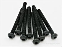 VIS BTR T&Ecirc;TE RONDE M3 x Y mm - Black Bull