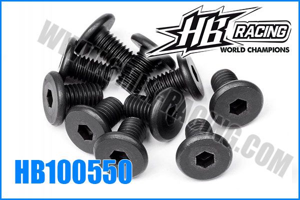 Vis fixation moteur / ch&acirc;ssis M5x8 pour HB E817 (10)