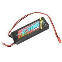 VZ0260 - accu de r�ception plat VOLTZ 2300mah 2S 6.6V RX LiFe prise Bec