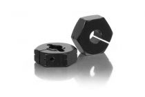 XB4 Hexagones de roue 14mm  +0.75mm (2)- 365352 - Pi&egrave;ce d&eacute;tach&eacute;e XRAY