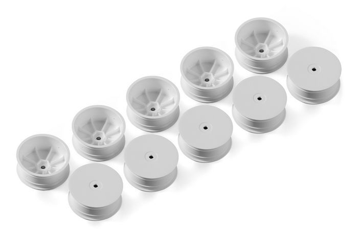 XB4 Jantes AV 12mm - Blanches (10)- 369902 - Pi&egrave;ce d&eacute;tach&eacute;e XRAY