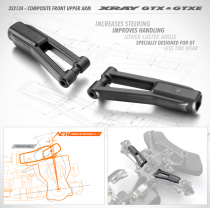 XB8 16 Triangle sup&eacute;rieur avant - 352133 - Pi&egrave;ce d&eacute;tach&eacute;e XRAY