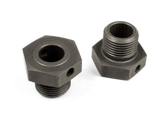 XB8 Hexagones de roue +1mm - 355251 - Pi&egrave;ce d&eacute;tach&eacute;e XRAY