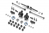 Xray XB2 Kit fus&eacute;es arri&egrave;res Alu r&eacute;glable moquette - 320901 - Pi&egrave;ce d&eacute;tach&eacute;e XRAY
