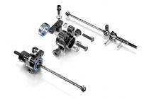 Xray XB2 Kit fus&eacute;es arri&egrave;res Alu r&eacute;glable moquette - 320901 - Pi&egrave;ce d&eacute;tach&eacute;e XRAY