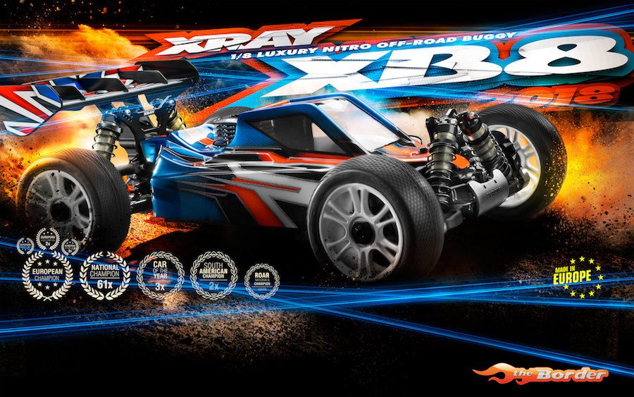 XRAY XB8 TT 1/8 Thermique Nitro - 2018 - 350013