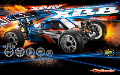 XRAY XB8 TT 1/8 Thermique Nitro - 2018 - 350013
